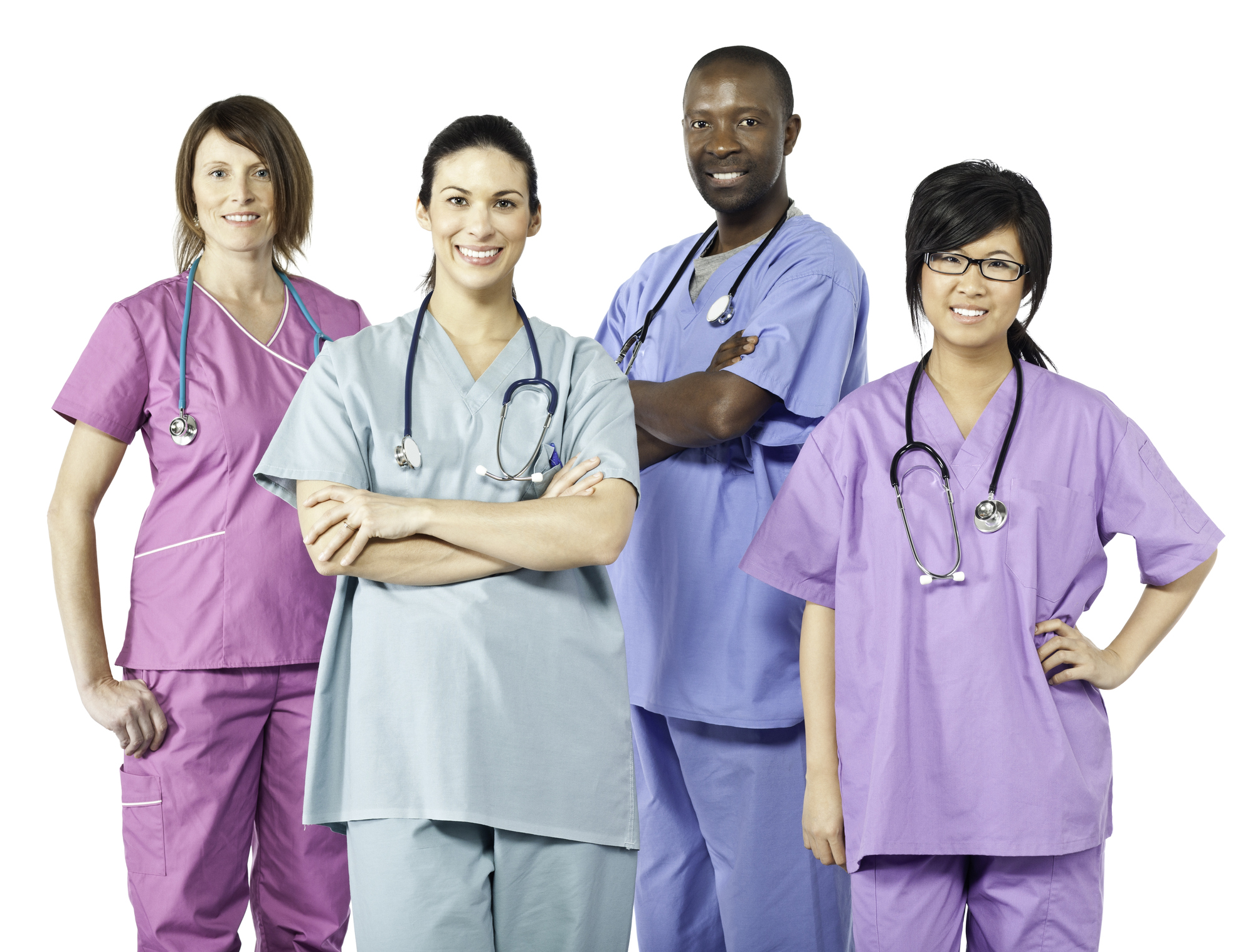 Diverse Team of Health Care Workers